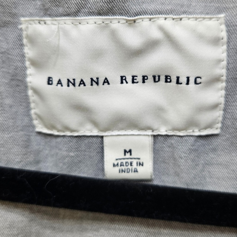 Banana Republic Women's Gray Cotton Utility Anorak Jacket with Hood - M - Picture 4 of 13